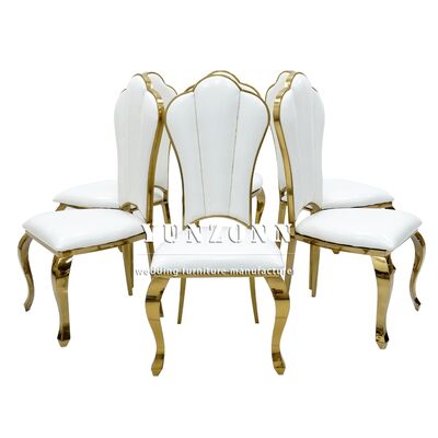 Giá tốt Đồ nội thất cho sự kiện sang trọng thép không gỉ vàng Đồ xếp chồng nhau sự kiện tiệc cưới ghế cưới cho khách sạn Nhà hàng tiếp tân trực tuyến