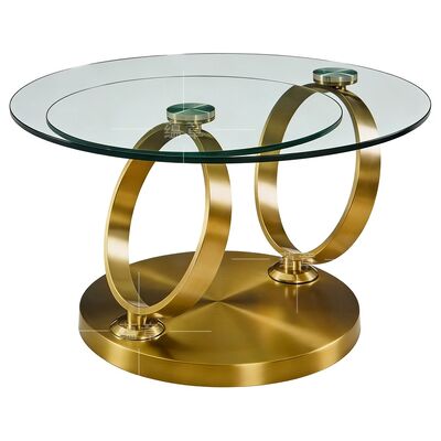 Giá tốt Modern Round Metal Top Durable Coffee Table Movable Side Table for Home Villa Phòng khách hoặc phòng khách trực tuyến