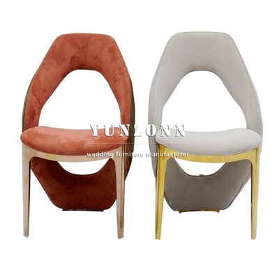 Phong cách hoàng gia hiện đại Throne ghế thép không gỉ Khách sạn biệt thự Phòng khách Phòng khách ẩm ẩm Đồ nội thất Đám cưới