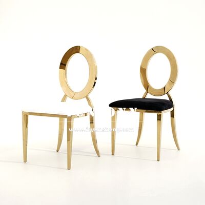 Giá tốt Ghế Louis Oz cổ với khung thép không gỉ bằng vàng cho các sự kiện hiện đại Tiệc tùng Khách sạn Phòng ăn Phòng căn hộ Ghế cưới trực tuyến