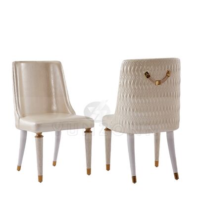 Giá tốt Ghế ăn da hiện đại bán chạy cho sử dụng trong nhà & ngoài trời với tay vịn bằng thép không gỉ cho khách sạn và phòng khách trực tuyến