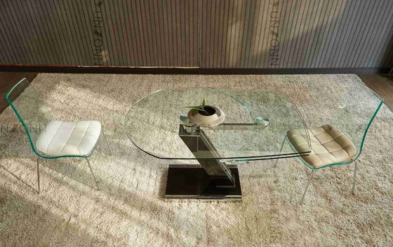 Giá tốt. Bàn ăn trên cùng có thể xoay được hình dạng bất thường mở rộng Tiết kiệm không gian cho phòng ăn trực tuyến