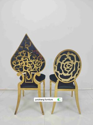 Giá tốt. Ghế tiệc cưới bằng thép không gỉ Thiết kế lại cho sự kiện W50xD65xH92cm trực tuyến